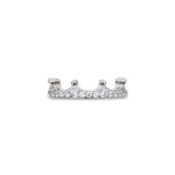 Jeweled Crown Hinged Ring