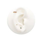 14kt Gold Jewel Crown Hinge Ring