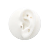 14kt Gold Threadless - Bijou