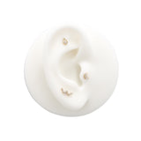 14kt Gold Threadless - Crescent