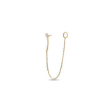 14kt Gold Threadless - Inoa - Left