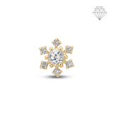 14kt Gold Threadless - Evie