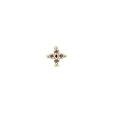 14kt Gold Threadless - 4 Jewel Attachment