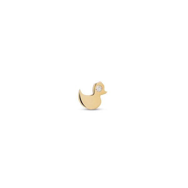 14kt Gold Threadless - Duck