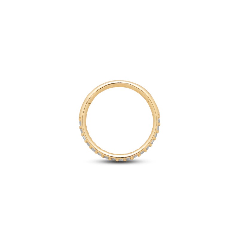 14kt Gold Jewel Hinge Ring