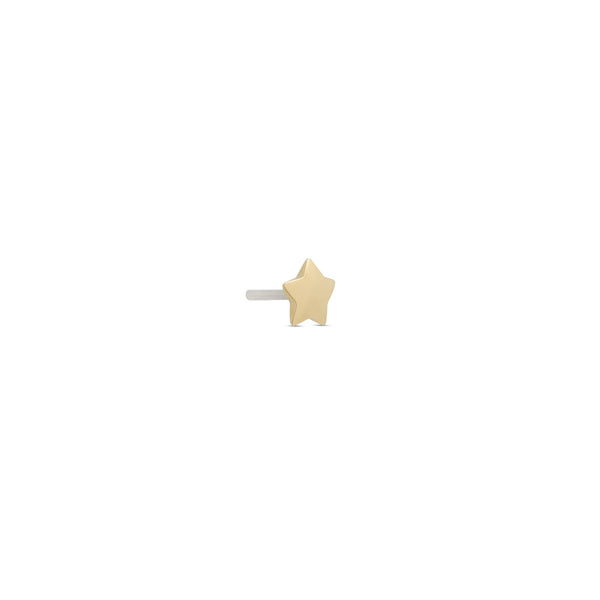 14kt Gold Threadless - Star