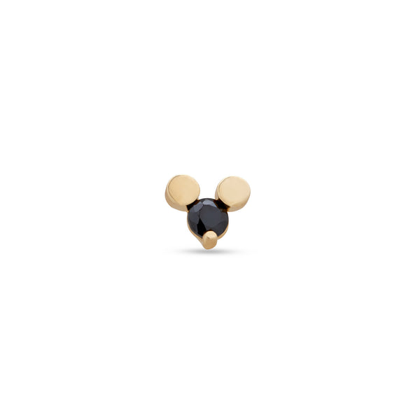 14kt Gold Threadless - Mouse
