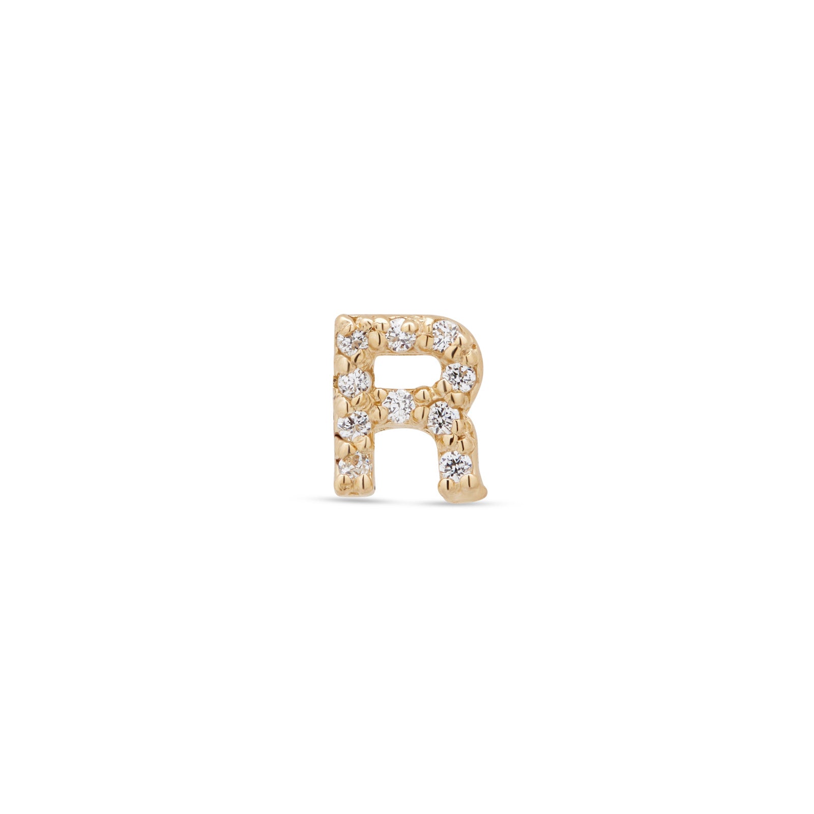 14kt Gold Threadless - Jewel R – Trident - Fine Body Jewelry