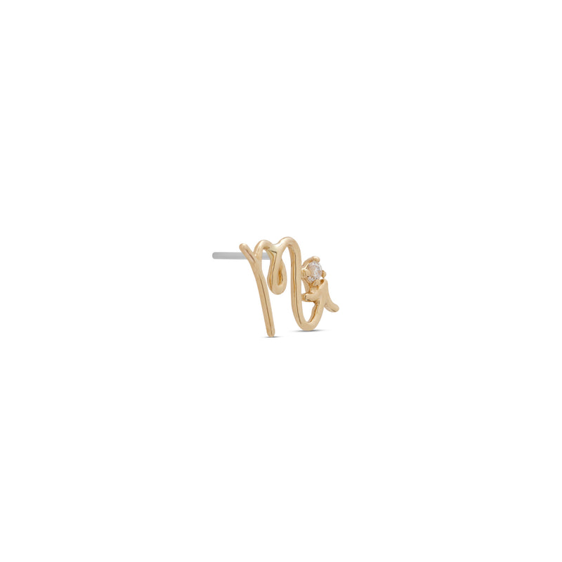 14kt Gold Threadless - Scorpio