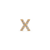 14kt Gold Threadless - Jewel X