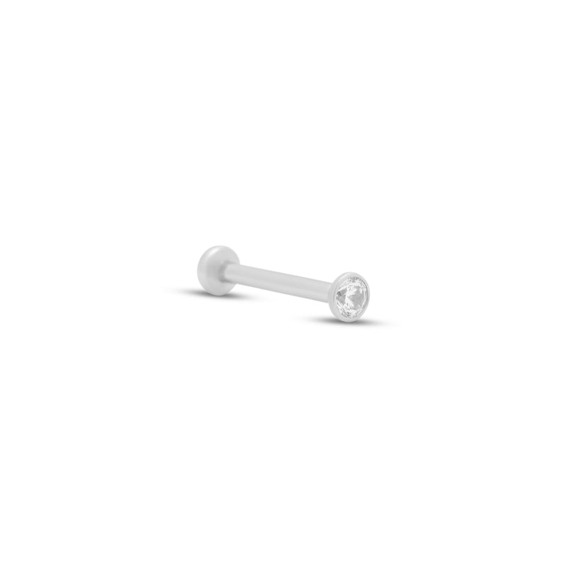 Threaded Nose Set Titanium Nose – Trident - Fine Body Jewelry