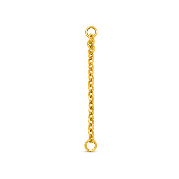 24kt Gold PVD Titanium Cable Chain