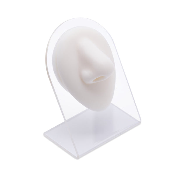 White Silicone Nose Display