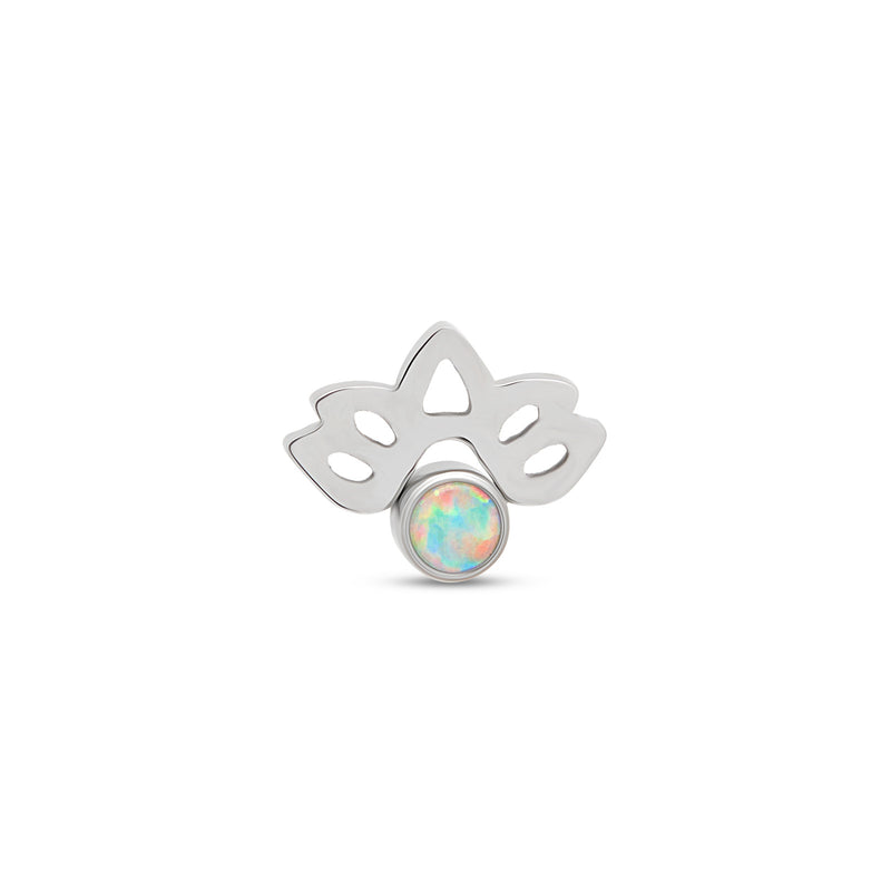 Threadless Lotus With Opal Attachment