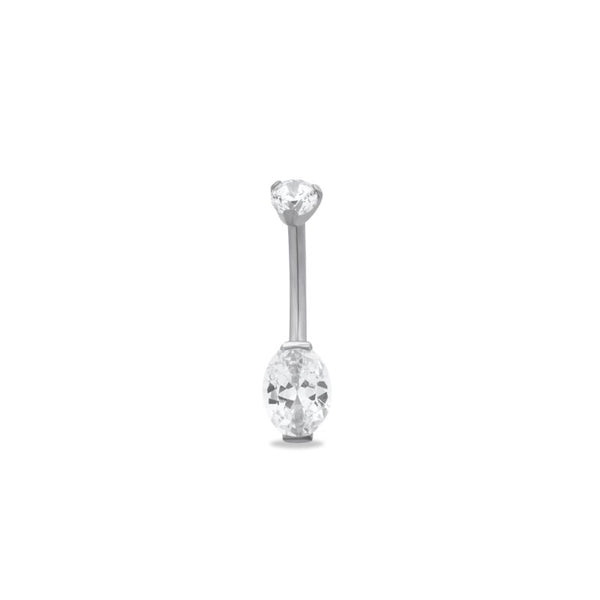 Titanium Internal 2 Prong Mini Navel