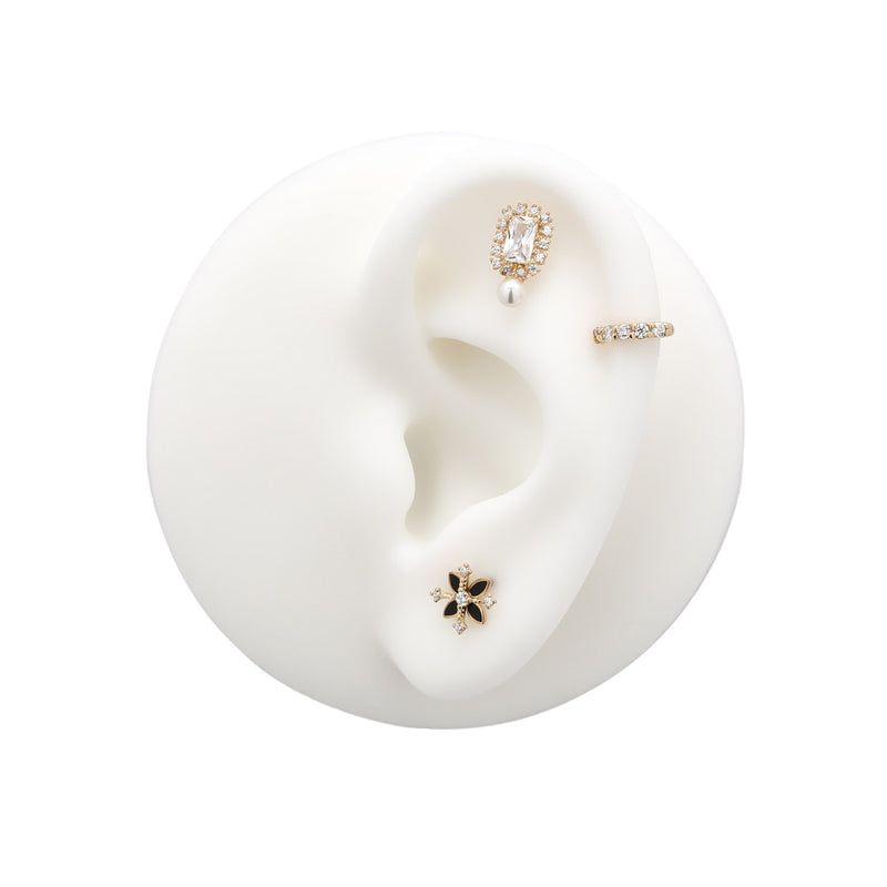14kt Solid Gold Earring - Yana