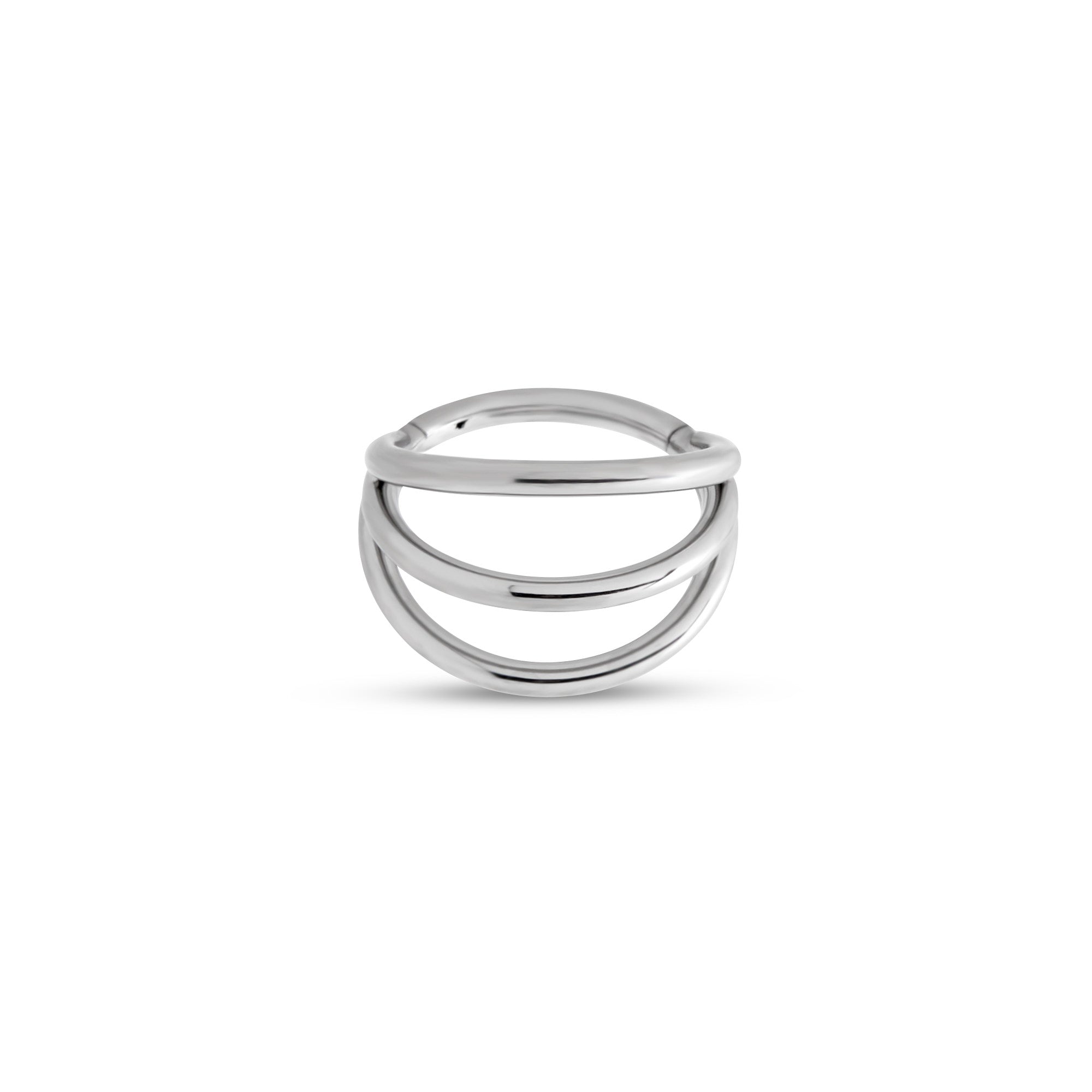 Triple Ring - Hinged Ring – Trident - Fine Body Jewelry