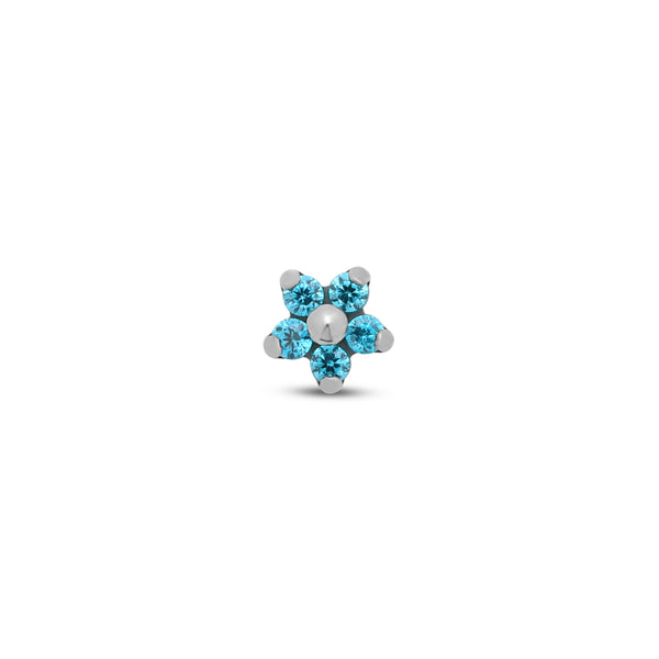 Small Jeweled Flower Attachment